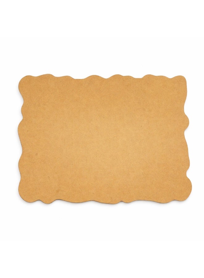 Irregular Shape MDF Name plate Cutout 12X16 inches